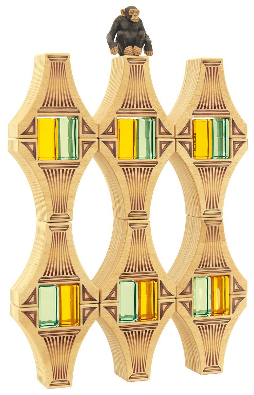 Viadukt Set mit Holzkiste 12 tlg.