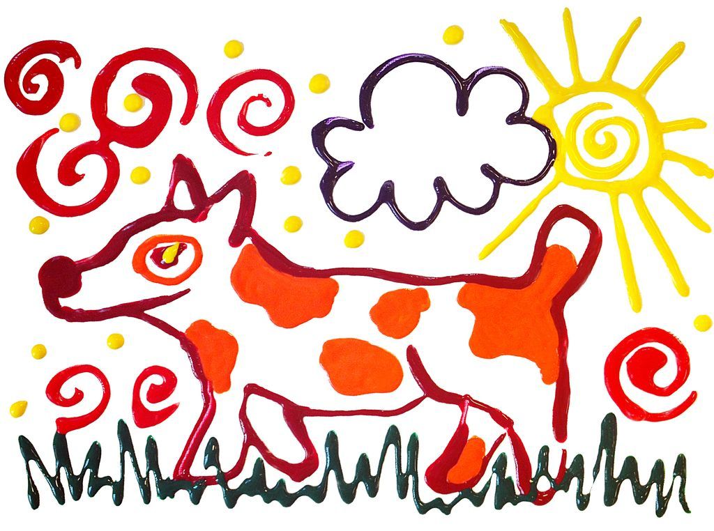 olifu creative Allzweckfarben, 14 versch., je 1 Liter