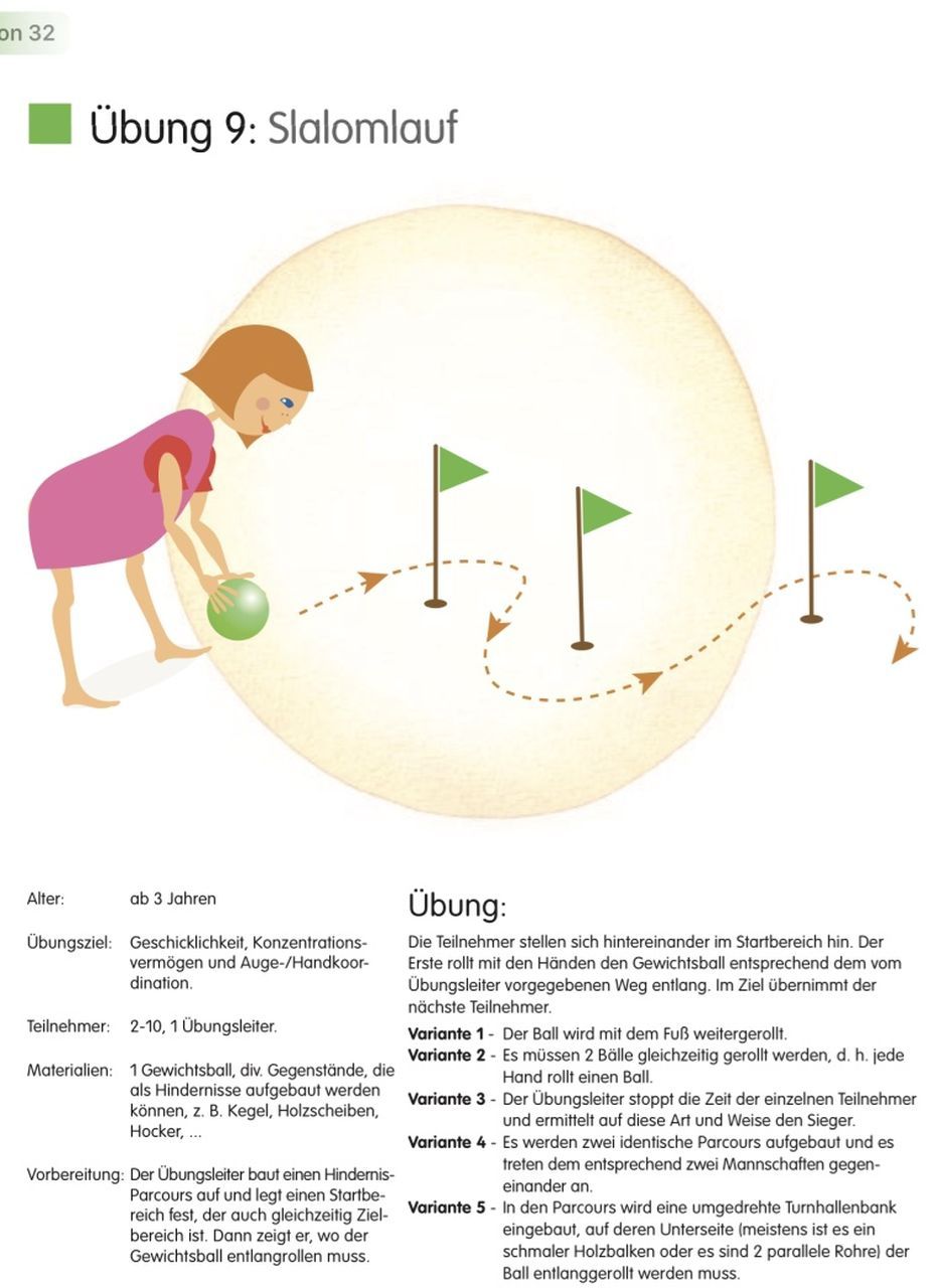 Therapie- & Gewichtsball, 4 versch., 4er-Pack