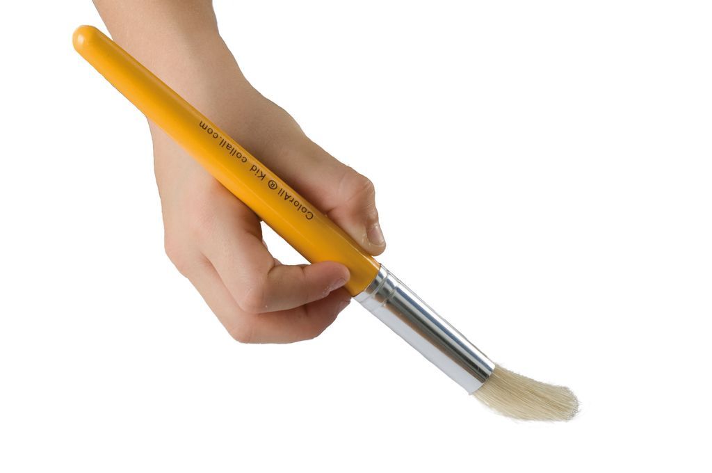 Kinderpinsel dick 12er Pack