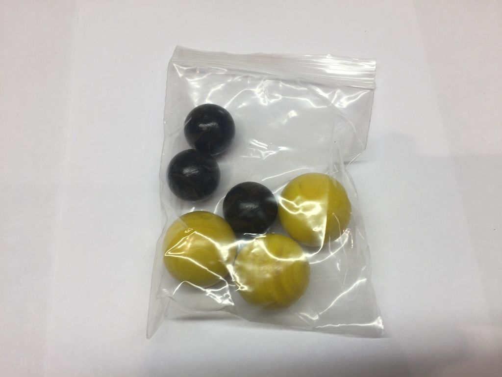 Ersatzbälle für Fußballkicker 6er Set