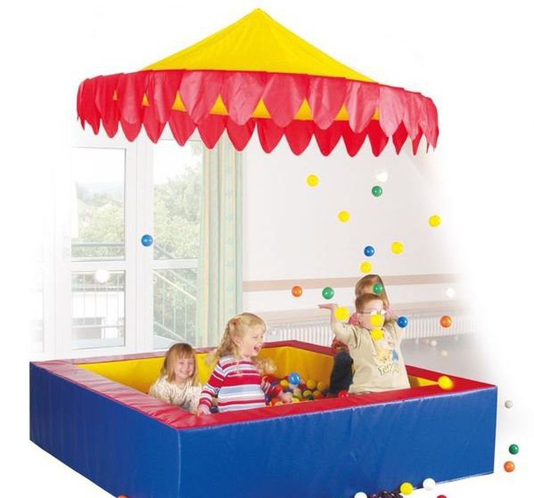 Komplettset Blumenbaldachin und Schleiervorhang