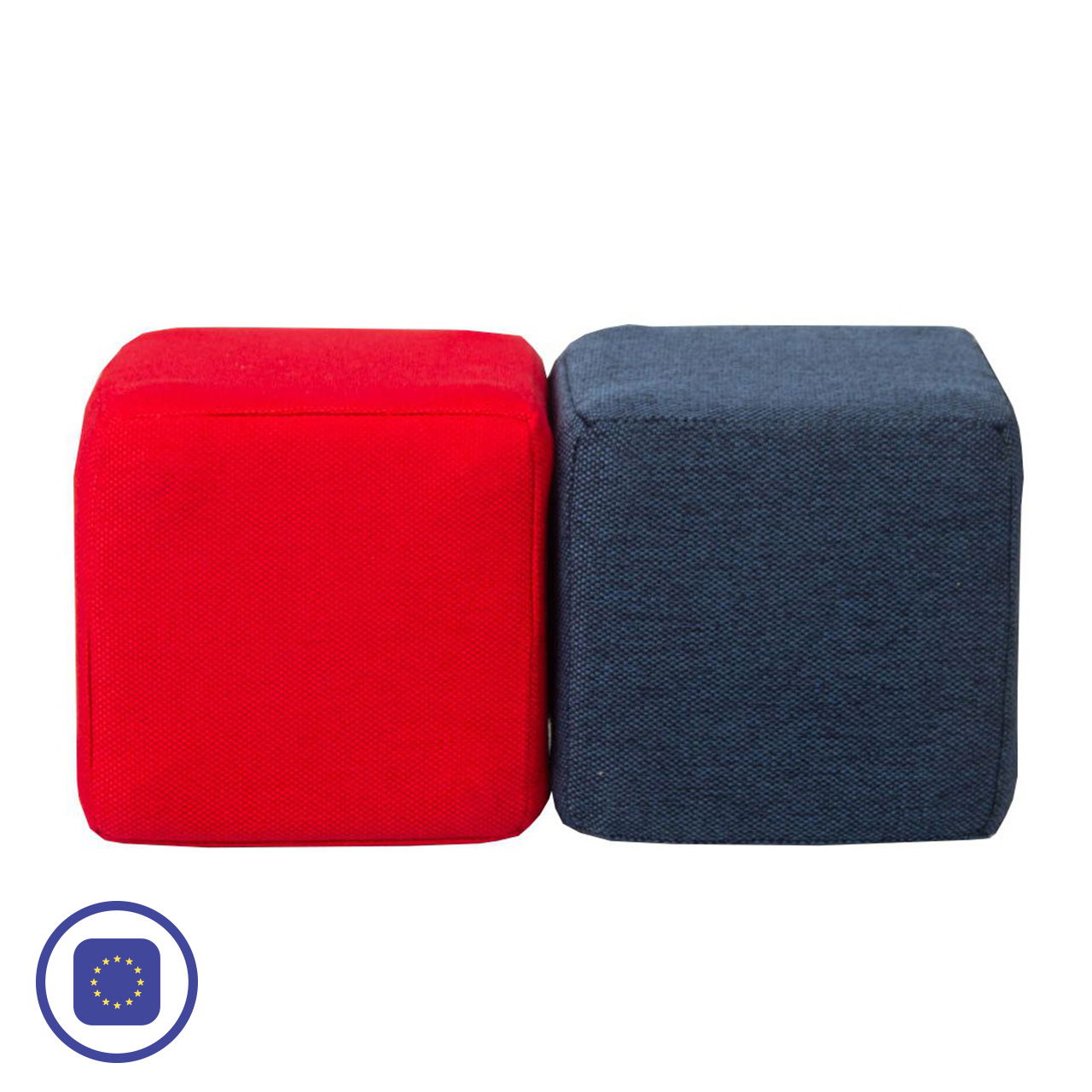 JollyHeap Magnetbausteine 100er Pack, rot/blau